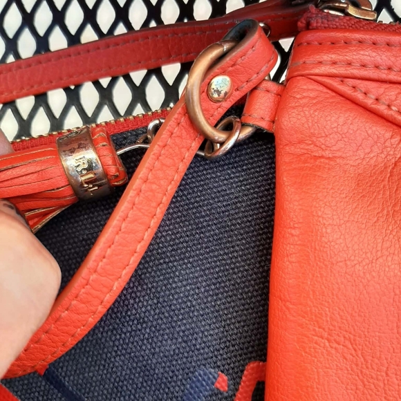 RALPH LAUREN Newbury Double Zip Satchel 5 Pc Set - Picture 4 of 15